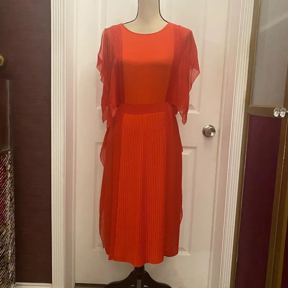 BCBG MaxAzria runway 100% silk dress, S